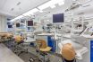 Shot of a high-tech workstations in a dental classroom at medical university